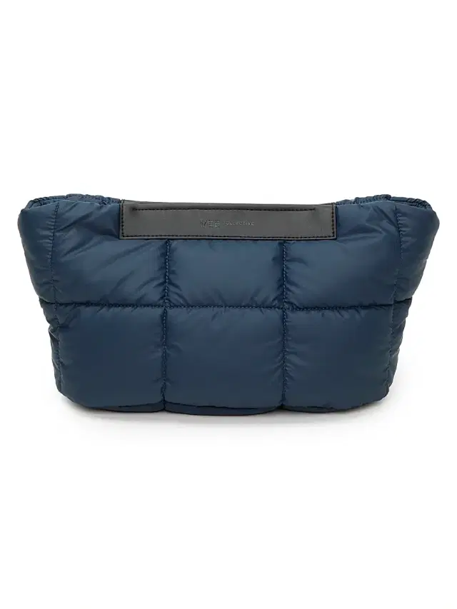 Vee Collective Women's Porter Basque Quilted Clutch - Deep Sea