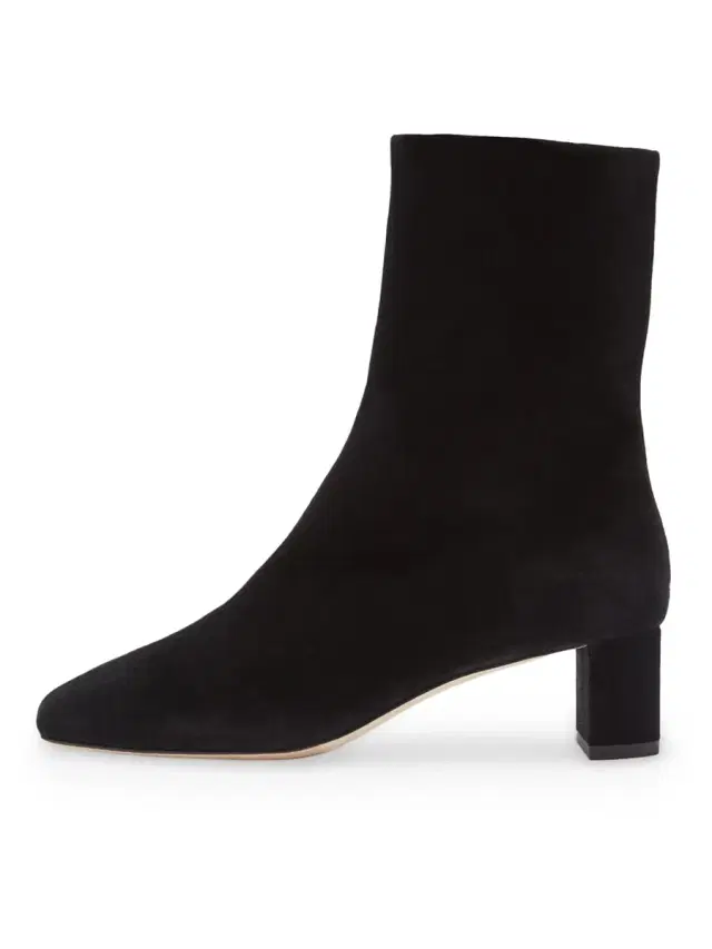 Aeyde Women's Millie 45MM Suede Ankle Boots - Black