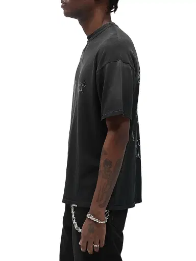 Represent Men's Legacy Hand Drawn Thoroughbred Dogs T-Shirt - Aged Black - Size XL | Thumbnail 4