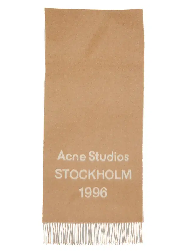 Men's Venus 1996 Wool Scarf - Camel Ecru