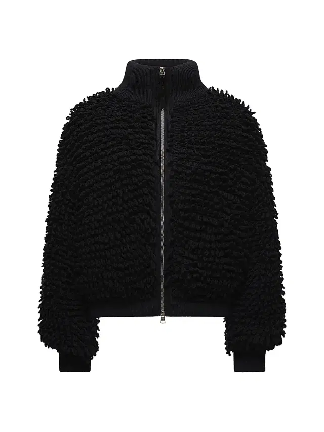 Women's Moncler x EE72 by Edward Enninful Cardigan in Wool - Black