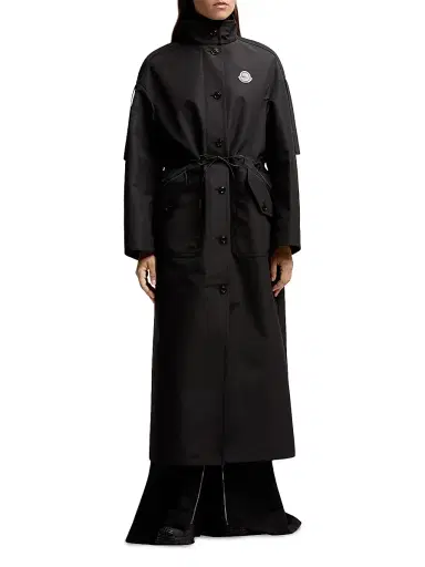 Moncler Genius Women's Moncler x EE72 by Edward Enninful Winifred Coat - Black | Thumbnail 2 Moncler Genius Women's Moncler x EE72 by Edward Enninful Winifred Coat - Black | Thumbnail 2