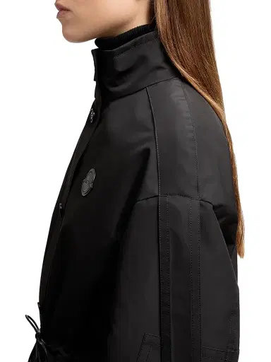 Moncler Genius Women's Moncler x EE72 by Edward Enninful Winifred Coat - Black | Thumbnail 4 Moncler Genius Women's Moncler x EE72 by Edward Enninful Winifred Coat - Black | Thumbnail 4