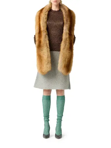 Miu Miu Women's Lamé Skirt | Thumbnail 6 Miu Miu Women's Lamé Skirt | Thumbnail 6