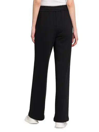 Dolce & Gabbana Women's Collegiate Logo-Embroidered Cotton Sweatpants - Black | Thumbnail 5