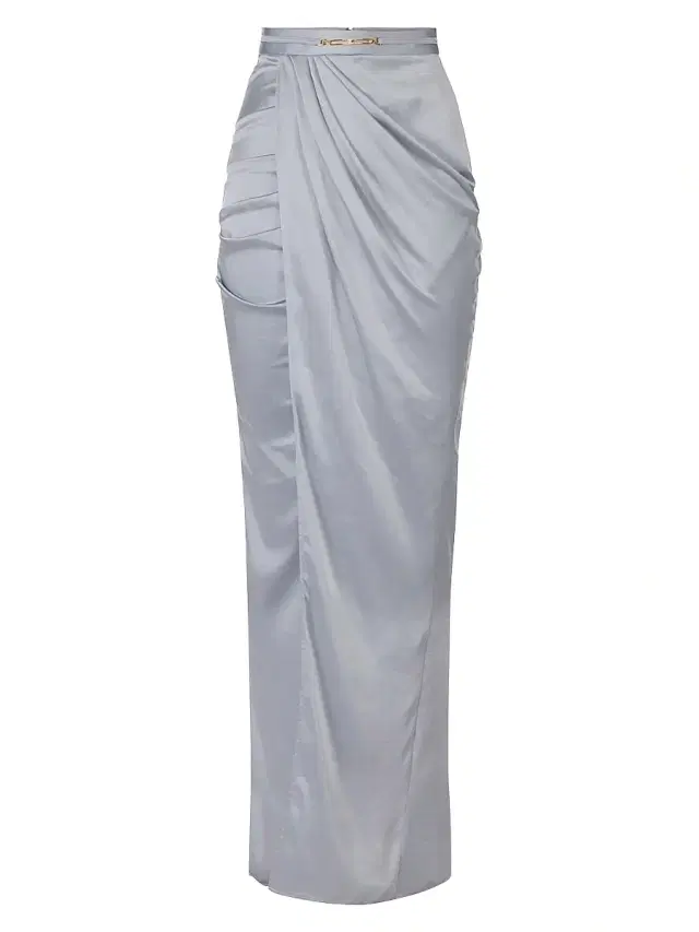 Elisabetta Franchi Women's Satin Wrap Maxi Skirt - Starlight