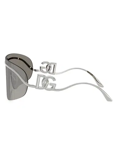 Dolce & Gabbana Women's DG2320 Pillow Sunglasses - Silver Grey | Thumbnail 3 Dolce & Gabbana Women's DG2320 Pillow Sunglasses - Silver Grey | Thumbnail 3