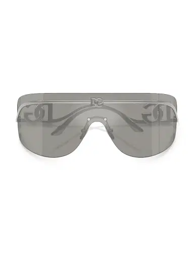 Dolce & Gabbana Women's DG2320 Pillow Sunglasses - Silver Grey | Thumbnail 5 Dolce & Gabbana Women's DG2320 Pillow Sunglasses - Silver Grey | Thumbnail 5