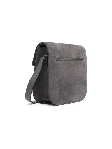TOM FORD Women's Tara Suede Crossbody Bag - Grey | Thumbnail 3 TOM FORD Women's Tara Suede Crossbody Bag - Grey | Thumbnail 3