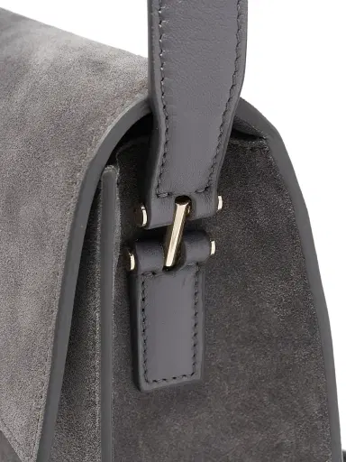 TOM FORD Women's Tara Suede Crossbody Bag - Grey | Thumbnail 7 TOM FORD Women's Tara Suede Crossbody Bag - Grey | Thumbnail 7