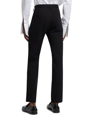 Emporio Armani Men's Slim-Fit Straight-Leg Jeans - Black - Size 34 | Thumbnail 5