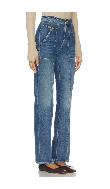MOTHER The Riveting Rambler Zip Sneak Jeans | Thumbnail 2 MOTHER The Riveting Rambler Zip Sneak Jeans | Thumbnail 2