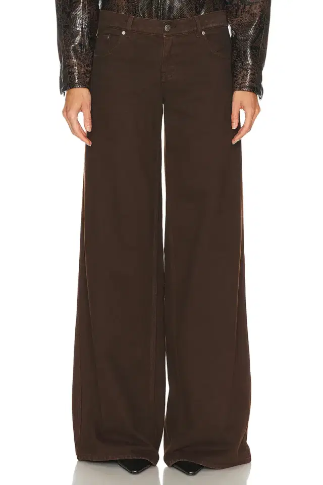 Stella McCartney Mid Rise Wide Leg