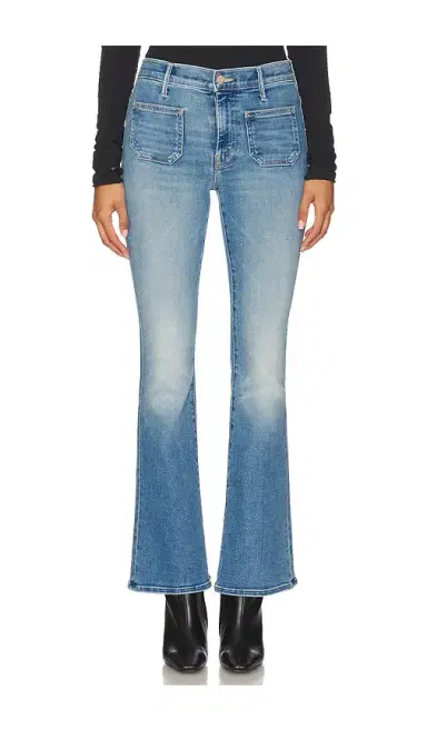 MOTHER The Patch Pocket Weekend Jeans | Thumbnail 1