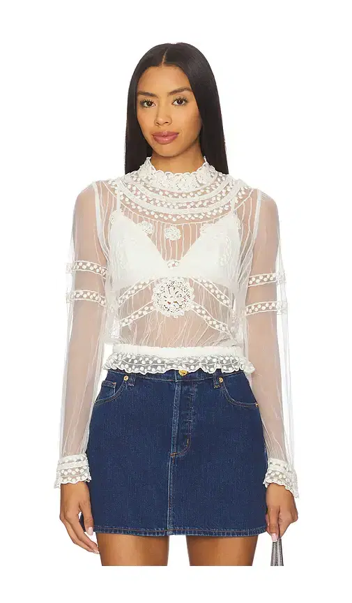 Free People x REVOLVE Forever Romance Blouse