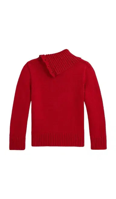 Polo Ralph Lauren Long Sleeve Intarsia Dog Turtleneck Sweater | Thumbnail 2