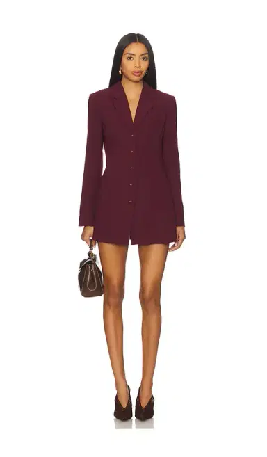 Amanda Uprichard Peralta Blazer Romper | Thumbnail 1