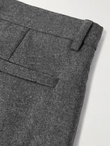 Zegna Tapered Pleated Wool Trousers - Men | Thumbnail 5
