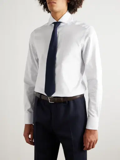 Zegna Checked Cotton Shirt - Men | Thumbnail 2 Zegna Checked Cotton Shirt - Men | Thumbnail 2