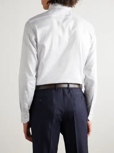 Zegna Checked Cotton Shirt - Men | Thumbnail 3 Zegna Checked Cotton Shirt - Men | Thumbnail 3