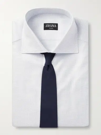 Zegna Checked Cotton Shirt - Men | Thumbnail 5 Zegna Checked Cotton Shirt - Men | Thumbnail 5