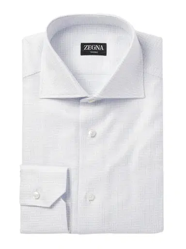 Zegna Checked Cotton Shirt - Men | Thumbnail 1 Zegna Checked Cotton Shirt - Men | Thumbnail 1