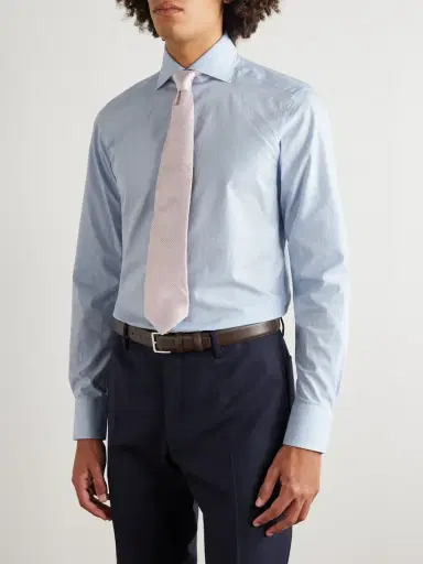 Zegna Checked Cotton Shirt - Men | Thumbnail 2