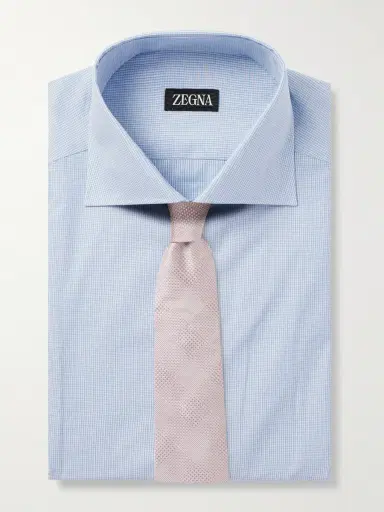 Zegna Checked Cotton Shirt - Men | Thumbnail 5