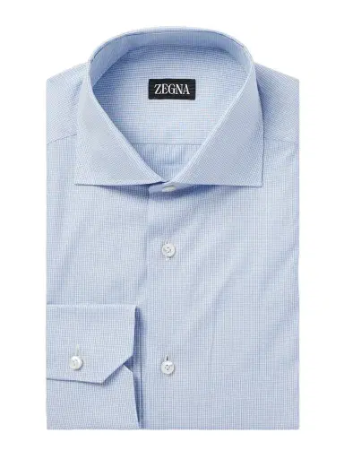 Zegna Checked Cotton Shirt - Men | Thumbnail 1