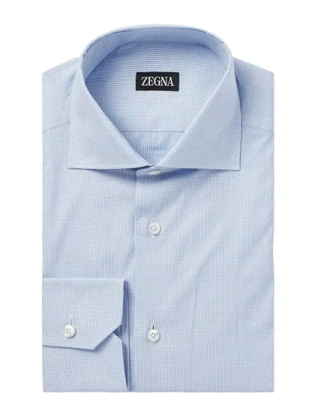 Checked Cotton Shirt - Men