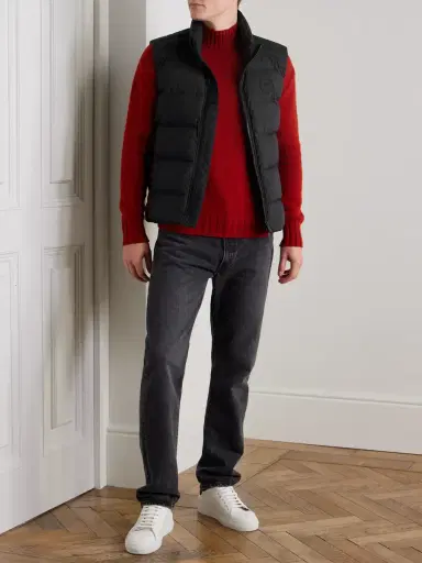 Canada Goose Crofton Logo-Appliquéd Quilted Enduraluxe® Down Gilet - Men | Thumbnail 2