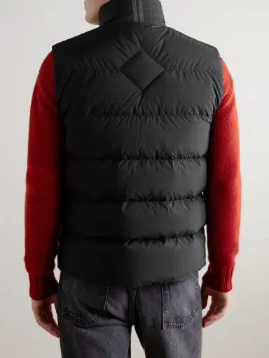 Canada Goose Crofton Logo-Appliquéd Quilted Enduraluxe® Down Gilet - Men | Thumbnail 4