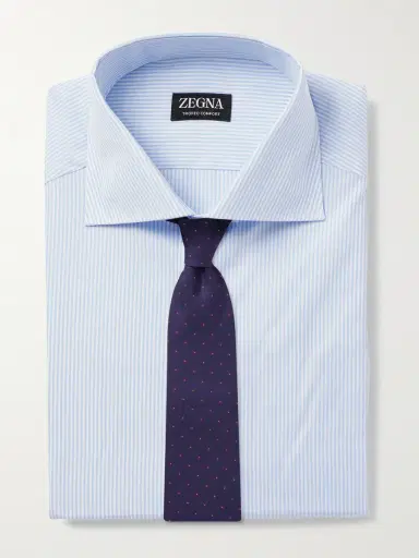 Zegna Striped Cotton Shirt - Men | Thumbnail 5