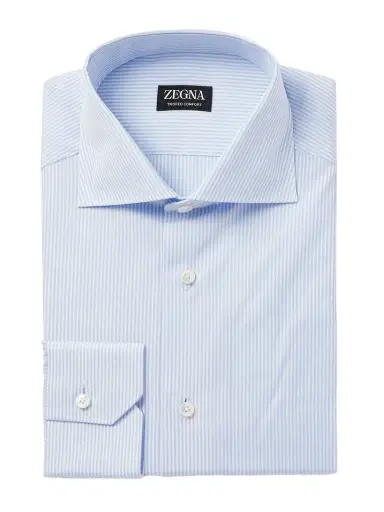 Zegna Striped Cotton Shirt - Men | Thumbnail 1
