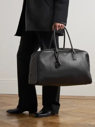 Tom Ford Logo-Print Leather Weekend Bag - Men | Thumbnail 2 Tom Ford Logo-Print Leather Weekend Bag - Men | Thumbnail 2