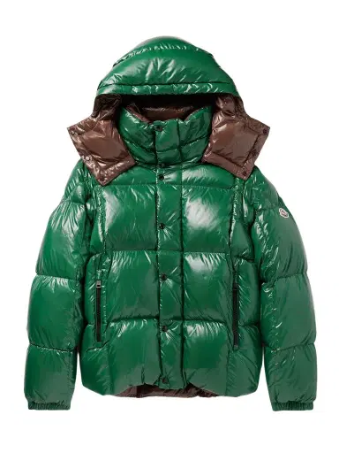 Moncler Parana Logo-Appliquéd Quilted Nylon Hooded Down Jacket - Men | Thumbnail 1 Moncler Parana Logo-Appliquéd Quilted Nylon Hooded Down Jacket - Men | Thumbnail 1