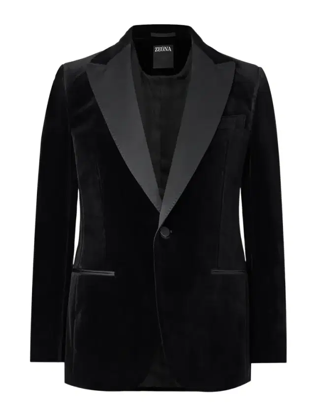 Satin-Trimmed Cotton-Velvet Tuxedo Jacket - Men