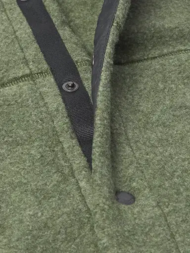 Canada Goose Hudson Logo-Appliquéd Recycled Wool-Blend Fleece Bomber Jacket - Men | Thumbnail 4
