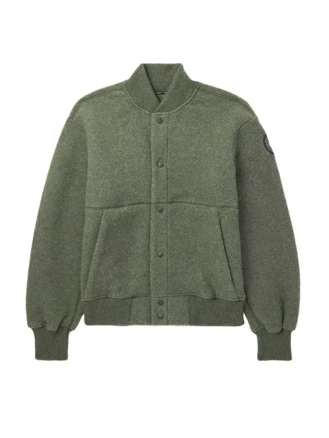 Canada Goose Hudson Logo-Appliquéd Recycled Wool-Blend Fleece Bomber Jacket - Men