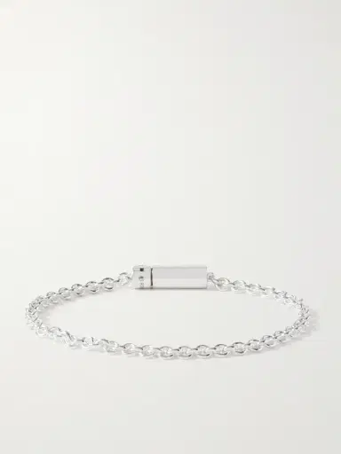 LE GRAMME 11g Recycled Sterling Silver Chain Bracelet - Men | Thumbnail 3 LE GRAMME 11g Recycled Sterling Silver Chain Bracelet - Men | Thumbnail 3