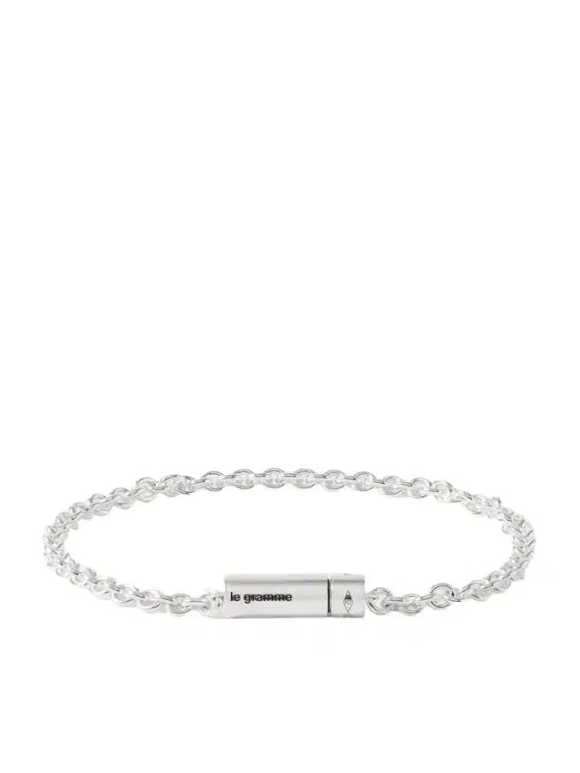 LE GRAMME 11g Recycled Sterling Silver Chain Bracelet - Men