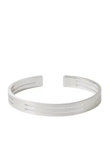 LE GRAMME 19g Punched Ribbon Recycled Sterling Silver Cuff - Men | Thumbnail 1 LE GRAMME 19g Punched Ribbon Recycled Sterling Silver Cuff - Men | Thumbnail 1