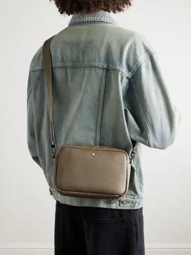 Montblanc Full-Grain Leather Messenger Bag - Men | Thumbnail 6 Montblanc Full-Grain Leather Messenger Bag - Men | Thumbnail 6