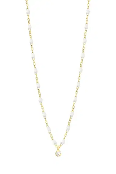Gigi Clozeau 1 Diamond White Gigi Classic Supreme Necklace - Yellow Gold | Thumbnail 1