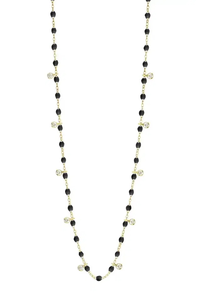 Gigi Clozeau 10 Diamond Black Gigi Classic Supreme Necklace - Yellow Gold