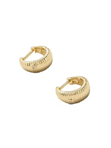 Yvonne Léon 9-karat Gold Diamond Hoop Earrings | Thumbnail 1 Yvonne Léon 9-karat Gold Diamond Hoop Earrings | Thumbnail 1