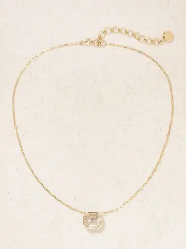 SHAY Illusion 18-karat Gold Diamond Necklace | Thumbnail 4
