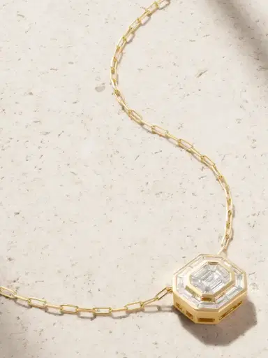SHAY Illusion 18-karat Gold Diamond Necklace | Thumbnail 1