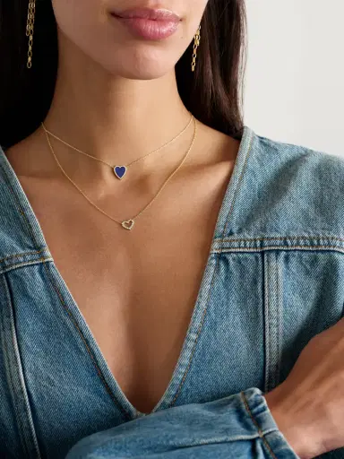 Jennifer Meyer Open Heart 18-karat Gold Diamond Necklace | Thumbnail 5 Jennifer Meyer Open Heart 18-karat Gold Diamond Necklace | Thumbnail 5