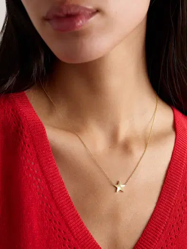 Jennifer Meyer Mini 70s Star 18-karat Gold Diamond Necklace | Thumbnail 2 Jennifer Meyer Mini 70s Star 18-karat Gold Diamond Necklace | Thumbnail 2